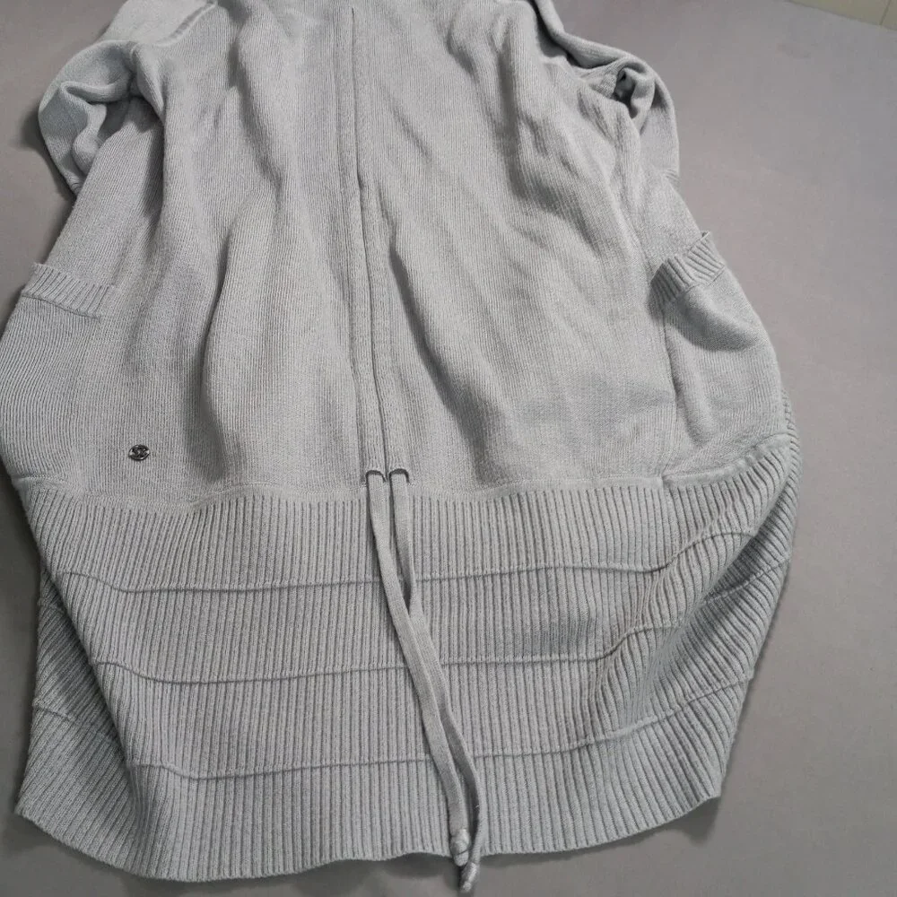 Lululemon Wrap It Up Sweater Gray Size 4‎ - Picture 12 of 17